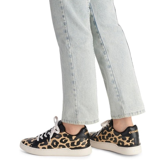 Coach Lowline Printed Sneakers - Leopard - Picture 2 of 7